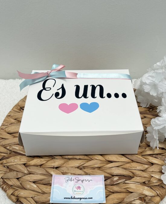 Caja Sorpresa Revelación Bebé ¡Es un...!